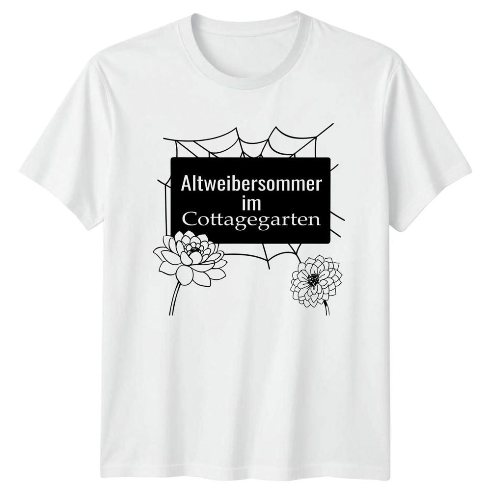 Altweibersommer Im Cottagegarten Unisexs TShirt Fall Flowers Gift For Her S