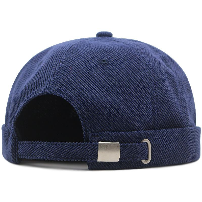 Hat Men's Granular Fleece Corduroy Hat Melon Hat Hip Hop Brimless Yuppie Hat