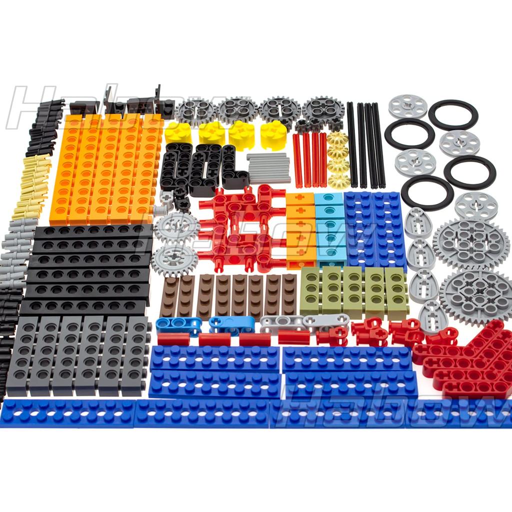 Habow 184 Technic Parts: This 184-piece brick accessory pack includes Technic gears, axle pin connectors, LEGO Technic compatible Technic bricks,