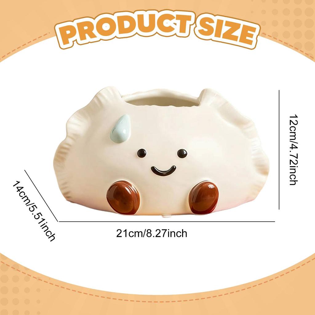 Ceramic Tissue Box Cover Holder Storage Container Napkin Dispenser for Living