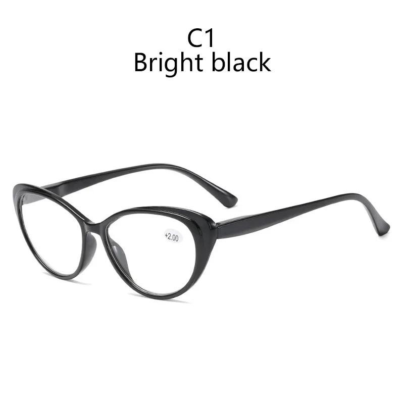 

Fashion Spring Legs Cat Eye Glasses Women Reading Glasses Men Hyperopia Computer Reading Glasses Blue Light Readers Diopter 1