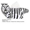 Cute Tissue Dispenser Box, Striped Cat Shape Dispenser, with Ample Interior Compact Box Container Space Vinyl Case, Decorative Durable Paper