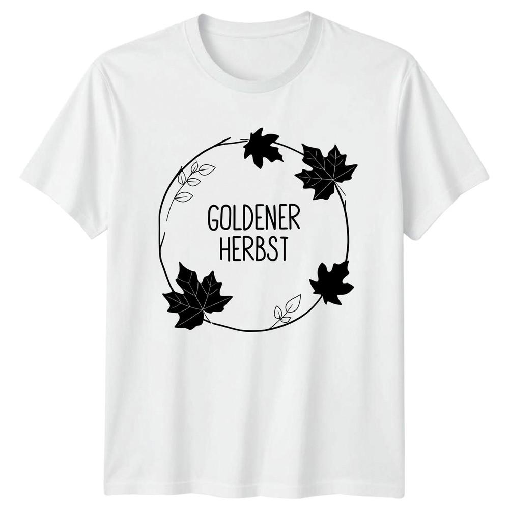 Goldener Herbst Unisexs TShirt Autumn Nature Gift For Her S