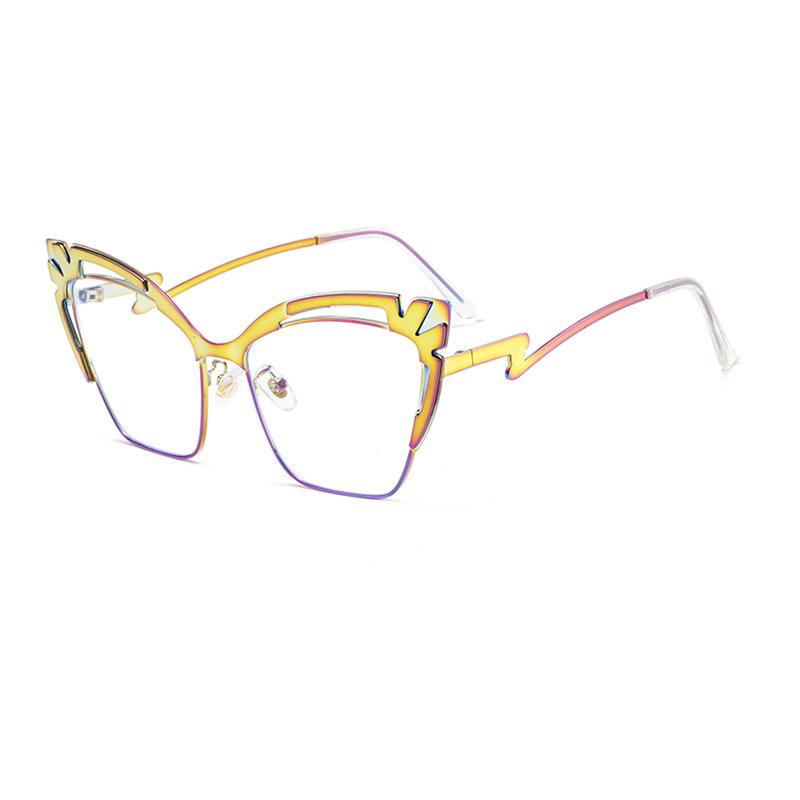 

Fashion Green Leopard Frame Hyperopic Photochromic Anti Blue Ray Femal Trend Sunglasses Presbyopic Short Prescription Glasses Single Version&1.56&None жёлтый