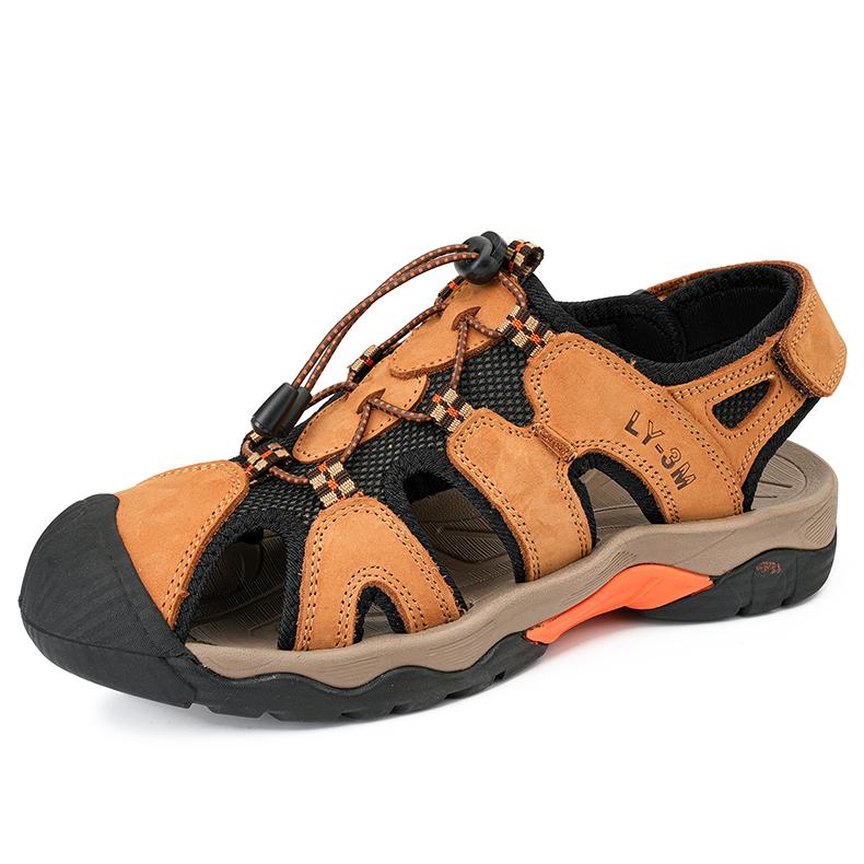 Sommer Outdoor Sandalen für Herren Atmungsaktive Wanderschuhe Wasser Strand Herren Sandalen Camping Klettern Aqua Sneaker