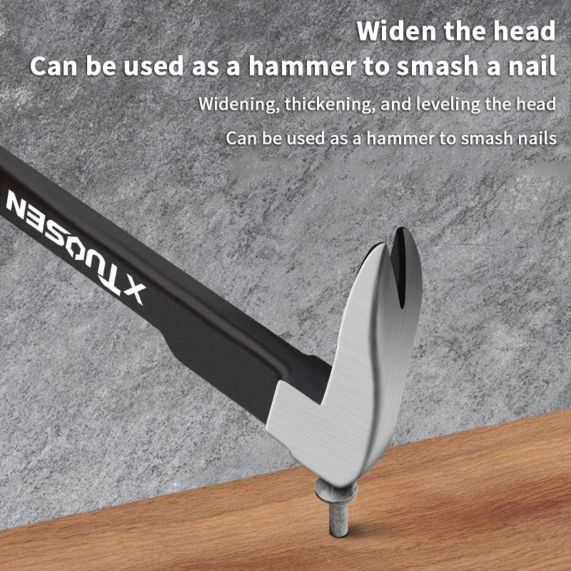 Multi Functional Nail Remover Pry Stick Woodworking Dismantling Tool Wall Cement Nail Remover Cannon Nail Remover