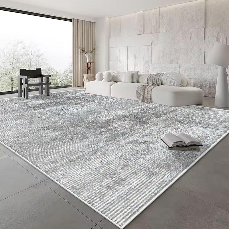 Nordic Abstract Carpet Living Room Light Luxury Decoration Sofa Coffee Tables Rug Bedroom Bedside Easy Clean Soft Mat Non-slip
