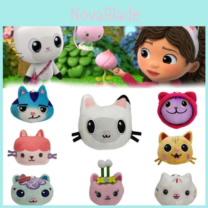 Gabby's Dollhouse Plush Pendant Super Soft Short Plush Stuffed Animal Cat Figurine