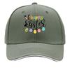 Happy Easter  Ears Colorful Easter Eggs Design Sandwich Baseball Cap Sun Cap Outdoor Workouts Hat