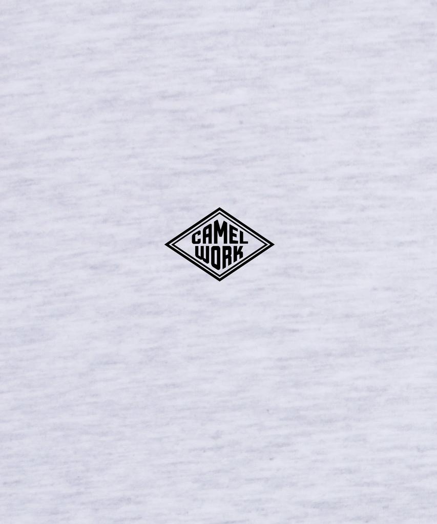 CAMEL WORK Diamond Logo Short Sleeve T-Shirt (Ash)