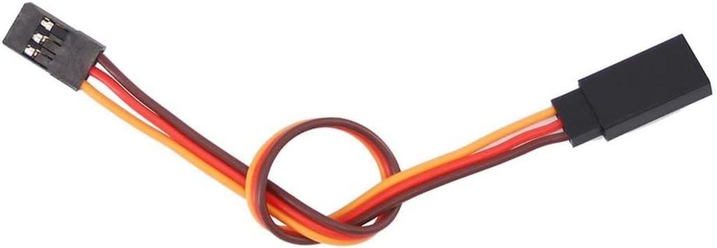 GTIWUNG Pacote com 10 Cabos de Extensão para Servo com Clipes de Conector de Segurança, Travas de Fio, Travas de Plugue de Servo, Clipes de Segurança para Servo para Produtos RC Laterais + 10 Servos