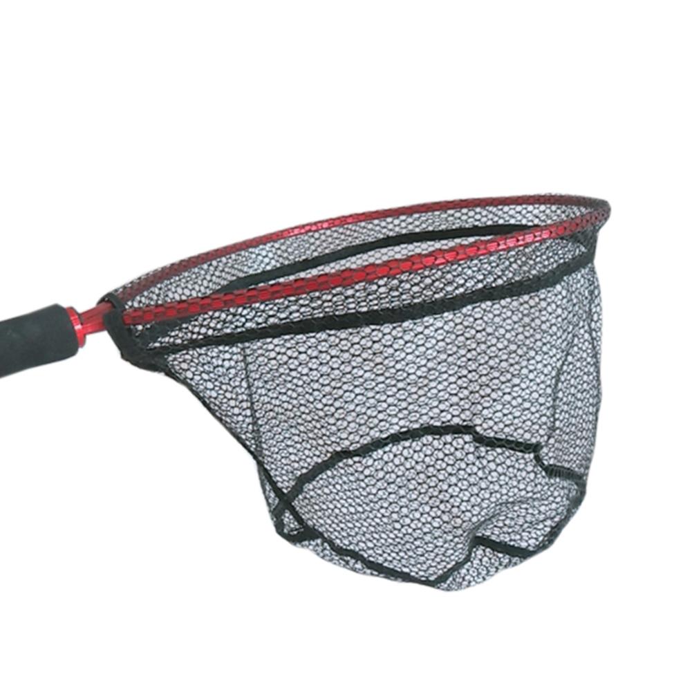 Fishing Net Non-slip Aluminum Alloy Pole Landing Fishing Net for Catching Fishes Portable Lightweight Durable Fishing Net