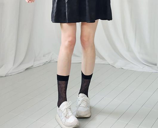 RNOT School See-Through Knee Socks