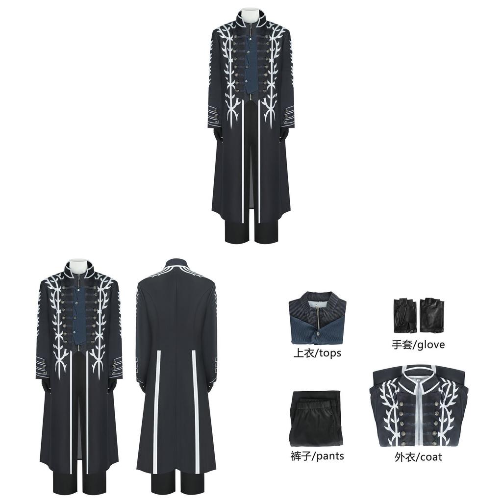 Devil May Cry 5 Vergil Street Style Cosplay Costume For Stage Shows And Parties