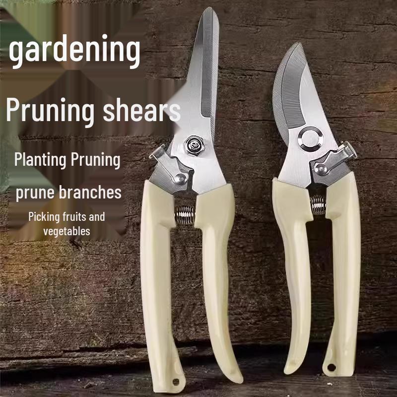 Garden Pruning Shears for Flowers, Trees, and Grafting - Spare Spring, Labor-saving Design, Cuts Thick Branches, Ideal for Fruits and Vegetables.