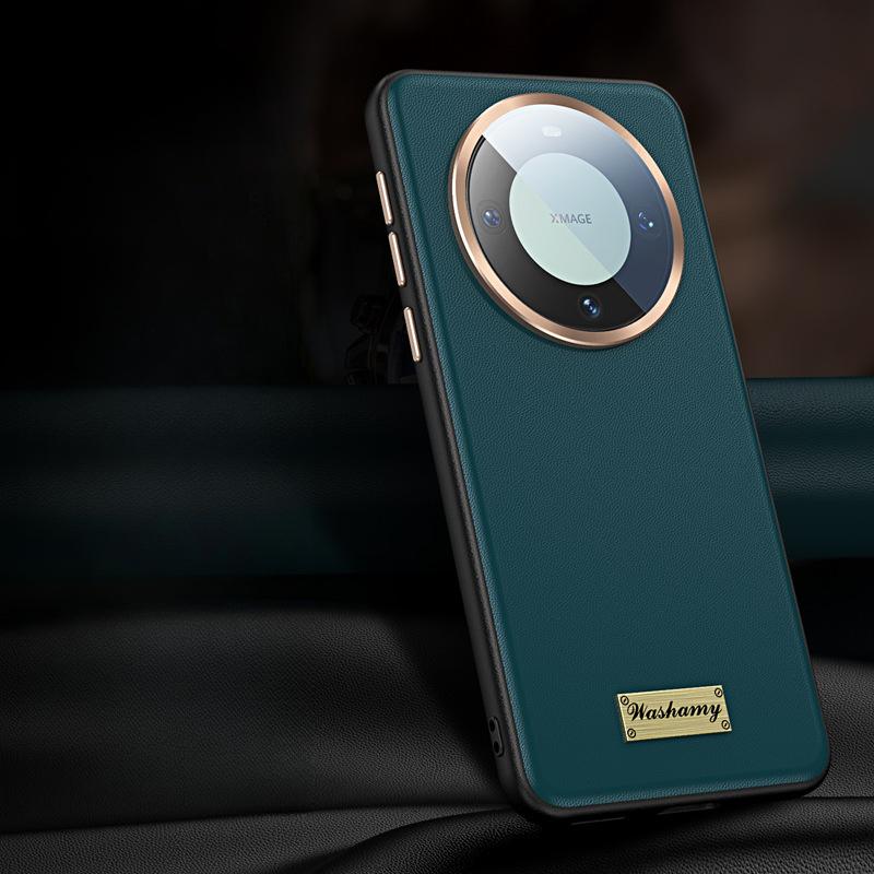 Huawei Mate60pro Phone Case Lens All-inclusive Business M60 Anti-drop HUAWEI Business Men's Leather Case
