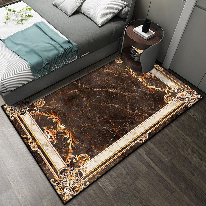 

Large Living Room Carpet Modern Non-slip Decoration Bedroom Luxury Rug Easy Clean Room Decoration Home Mats Bedside Mat Washable 140*200cm