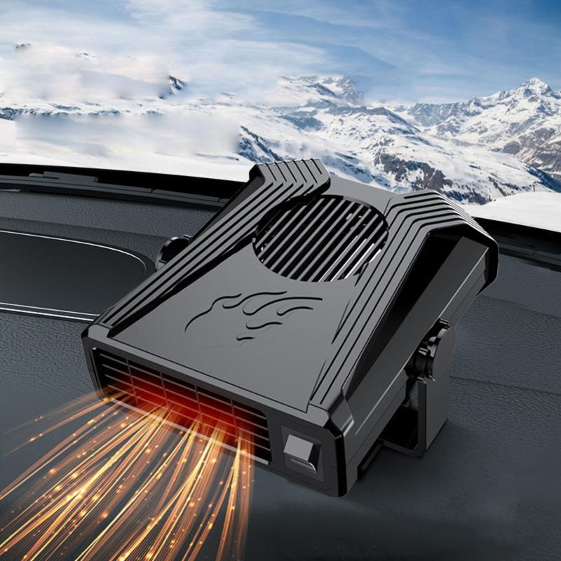 Portable Car Heater Fan Anti-Fog 12V Fan Windshield Defroster Auto Warmer Air Blower Vehicle Demister Heating Dryer