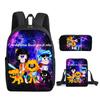 Best-Selling Mikecrack Student Schoolbag 3PCS Set Cartoon Animation Backpack Satchel Pencil Case