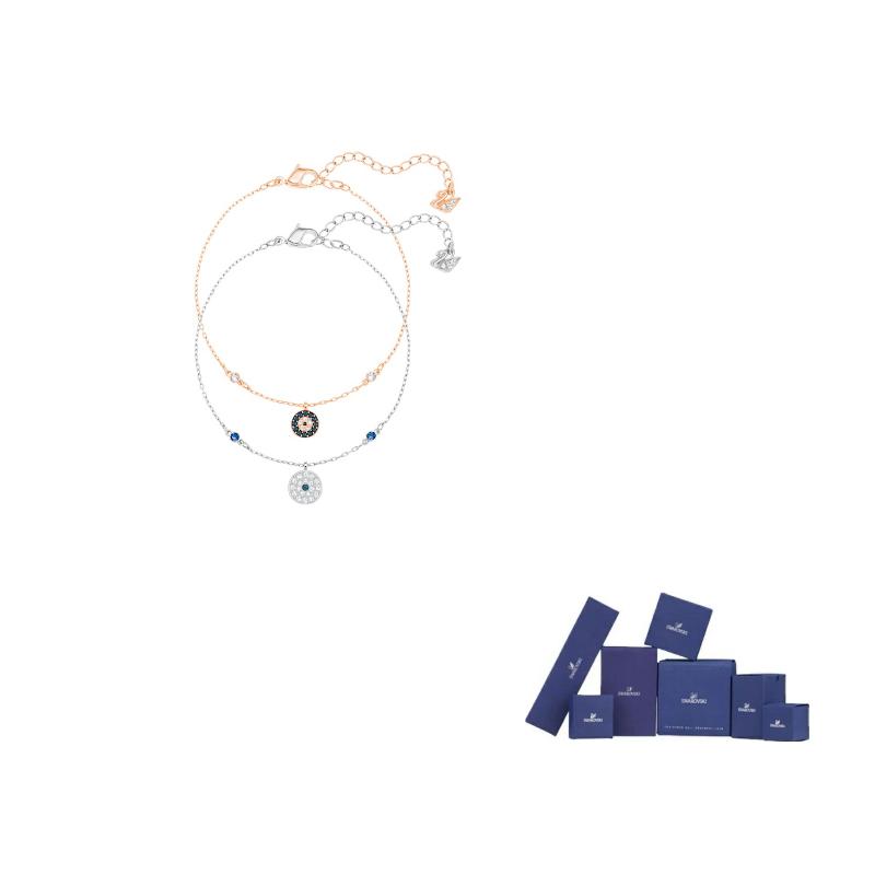Swarovski Mixed Metal Finish Bracelets Womens F-Original brand box