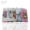 New owl PU long wallet, cartoon animal print wallet