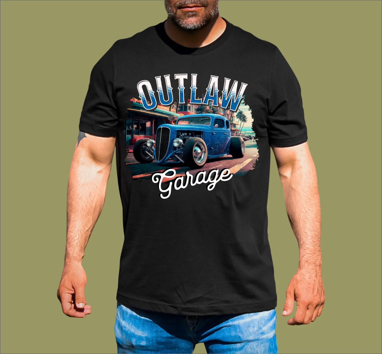 OUTLAW GARAGE T-SHIRT S