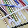 Single A8 Series Birthday Candle Creative Party Straight Pencil Gold Silver Gradient Gold Point Candle