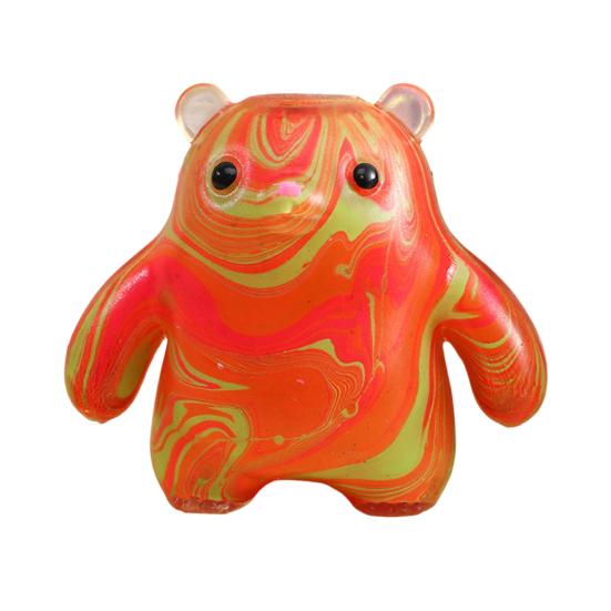 

Bear Squeeze Toy Slow-Rising TPR Fidget for Stress Relief Soft Decompression Gadget for Students Adults Portable Novelty Gift for Anxiety
