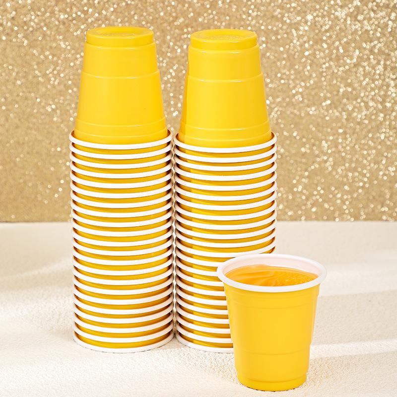 50pcs 2 Oz Plastic Shot Cups Mini Shot Glasses Party Cups Beer Taste Serving Snacks Plastic Shot Cups Plastic Mini Water Cups Jello Shots