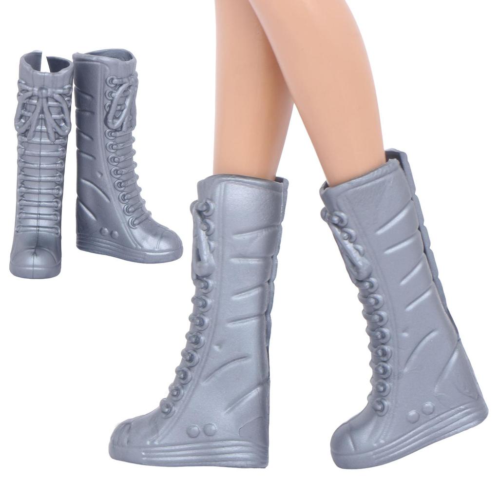 Mixed Style 11.5'' Girl Doll Shoes Sandal Boots Slipper Mini High Heel Shoes for 30cm Doll Accessories Toy