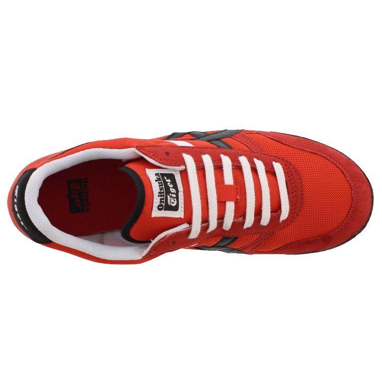 Onitsuka Tiger Ultimate 81 Non-Slip Breathable Low-Top Sneakers Men Sneakers Red Black D54HQ-2190