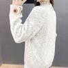 Sweater for Women Autumn Winter Thickened Warm Knitted Stretchy Long Sleeve Oversize Tops