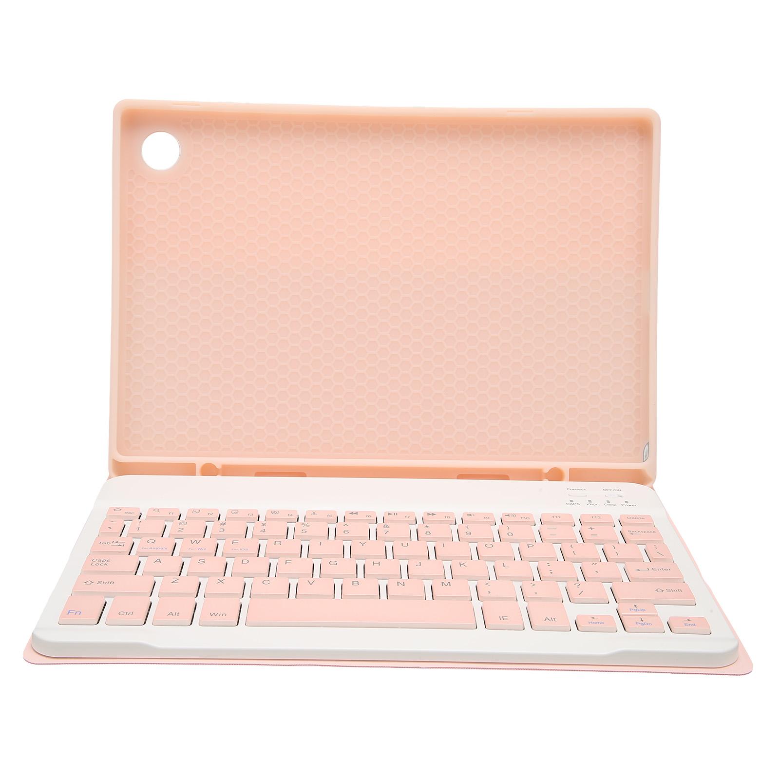 

Sakura Pink Keyboard Case Розовый магнитный съемный беспроводной чехол для клавиатуры планшета с отделением для ручки without touch розовый