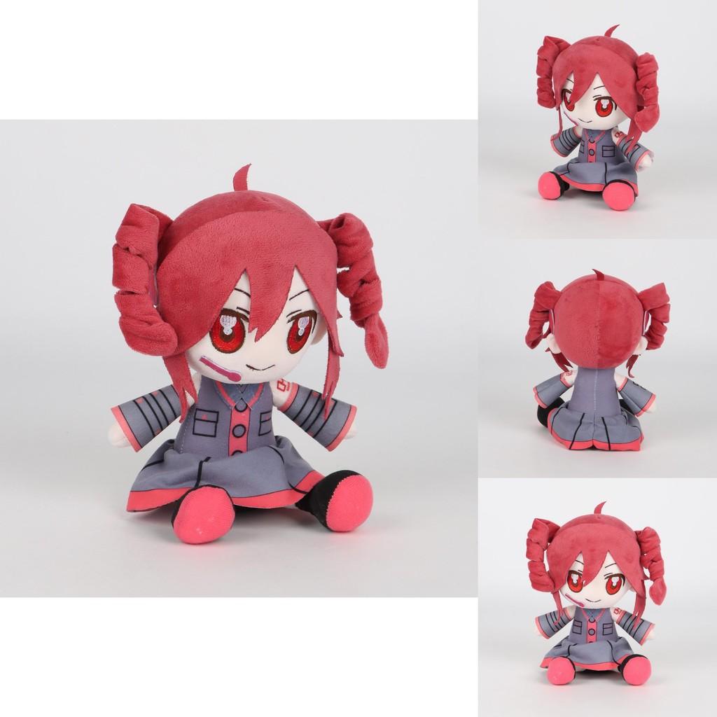 Kasane Teto Plush Toy With Short Pile Fabric Soft Stuffed Doll For Collectors