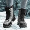 TUINANLE Cotton Shoes for Women Winter Boots Plush Warm Snow Boots Non-slip Thick Sole Female Mid-calf Bling Shoes