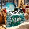 Custom Name Personalized Video games Print Blanket, Home Decor, Bedroom, Sofa, Camping, Couch, Gifts for Birthday Christmas