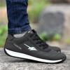 New Men's Casual Shoes Low-top Lace-up Round Head Walking Travel Shoes Comfortable Soft-soled Sports Men's Shoes