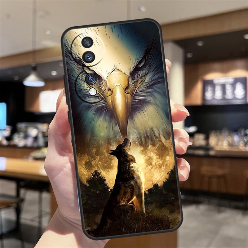 Animal Lion Wolf Tiger Eagle Case For Honor Magic 5 6 7 8 Pro Honor 200 400 50 70 90 Lite X8b X8c X9b X9c X9d Win RT Cover