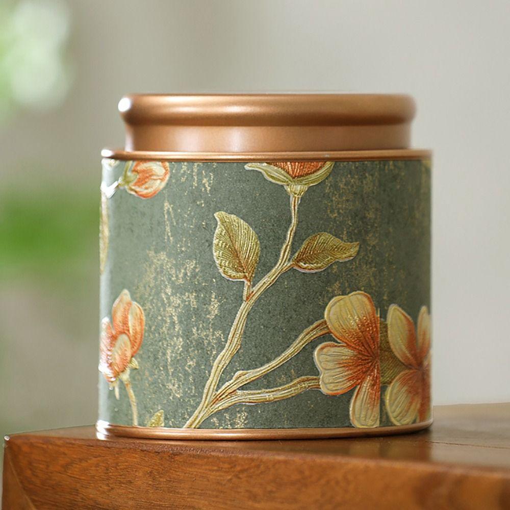 1 Stück Teeverpackung Tee versiegelter Behälter 10/19cm Weißblech Aufbewahrungsdose Neu Leere Teedose