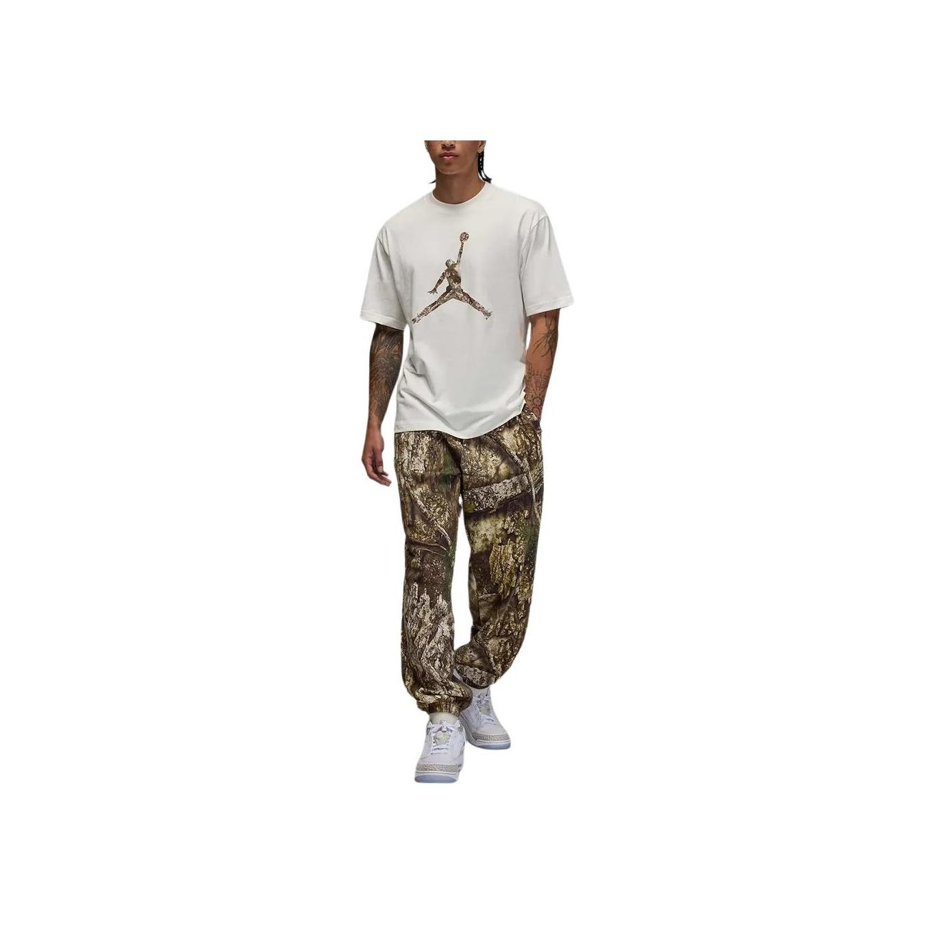 Air Jordan Brooklyn Realtree Jumpman Tee Sail Men Tops White HQ9016-133 XXL