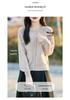 Early Spring Women's Wool Cardigan - Round Neck, Diamond Button, Loose Casual Knit Sweater