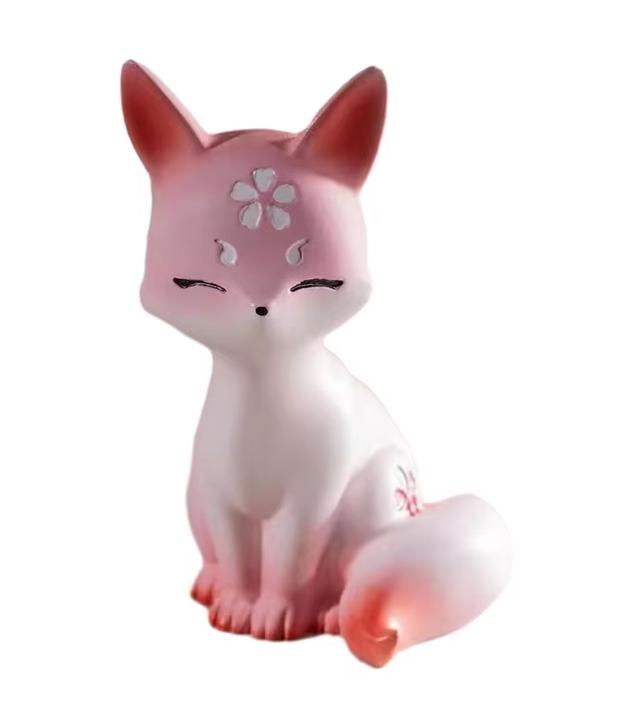 9cm Anime Genshin Impact Yae Miko Anime Figure Impact Yae Miko Fox Action Figure Collectible Model Doll Cute Toys Gifts Hobbies