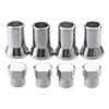 8pcs TR413 Valve Cap Car Truck Wheel Tire Valve Stem Hex Cover Set with Sleeve Covers Valve Caps Auto Tire Accessories