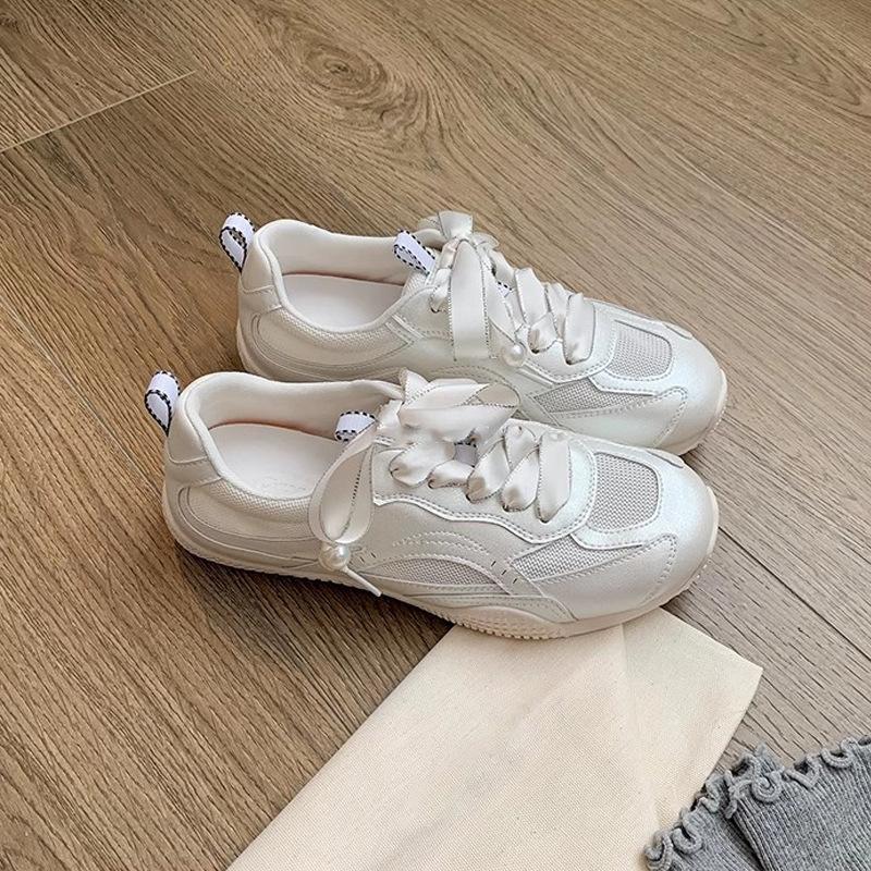 Su Yinyin 2025 new soufflé~ waffle mesh breathable sports and leisure shoes women's Dexun Forrest Gump shoes are comfortable