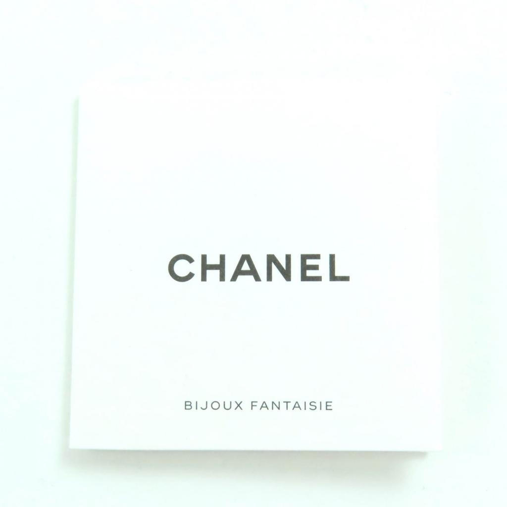 CHANEL Valletta COCO Mark Chain Pearl Star Clover Bijou Gold black Women B20B Used