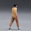 Miniature Boy Figurine 1/64 Scale Handmade Resin Decor