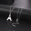 Cazador New France Paris Eiffel Tower Gold Color Pendant Necklaces for Women Stainless Steel Chain on the Neck Jewelry Wholesale