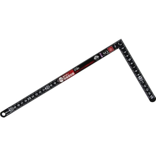 SK11 (SK11) 30cm FCB-30KD Carpenter Ruler for DIY Use, with Easy-to-Read Stepped Graduations