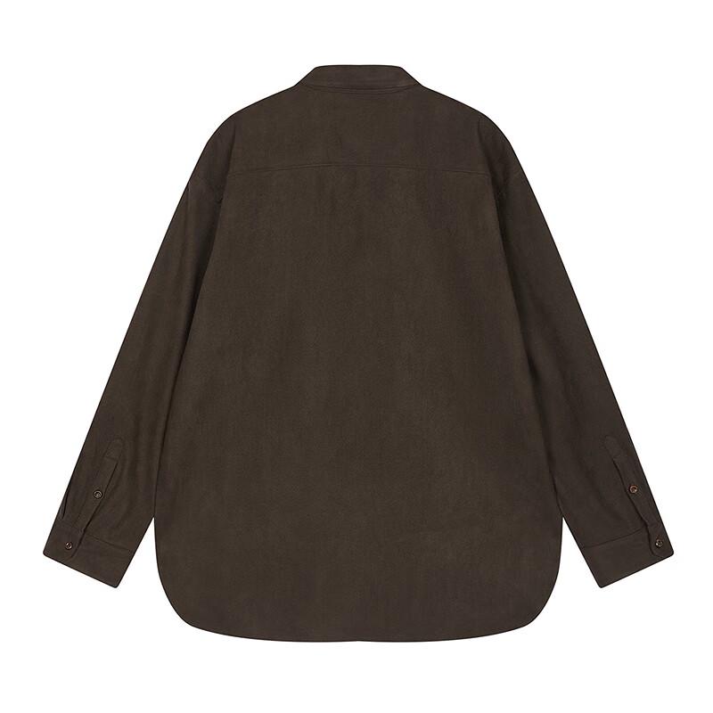 JNBY 2025 Winter Faux Leather Shirt