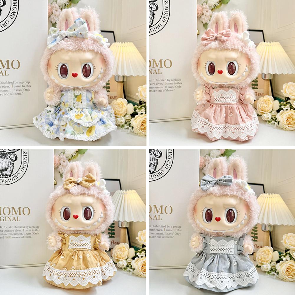 Pro 38cm panenky Labubu, oblečení pro panenky, módní oblečení, mikiny s kapucí, barevné sladění oblečení pro panenky, mikiny, doplňky pro panenky, roztomilé dekorace, malé hadříky